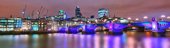 HDR photo of Southbank in London