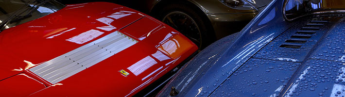 HDR photo of classic Ferrari
